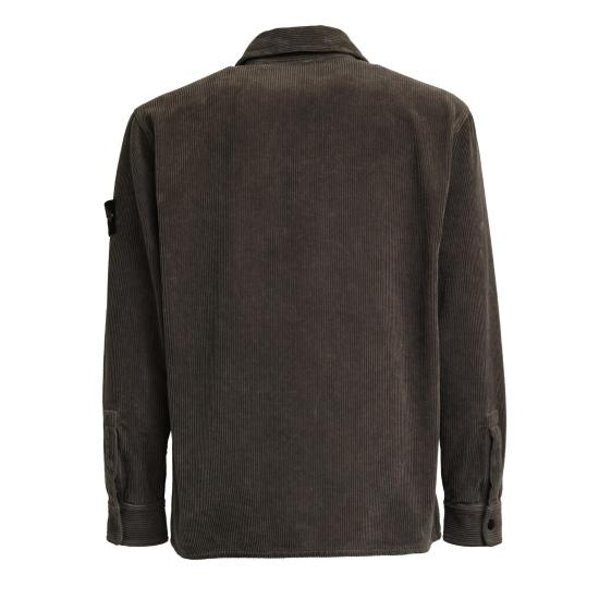 25FW 스톤 아일랜드 오가닉 코튼 코듀로이 오버셔츠 K2S151200012 S0212 V006B GRIGIO - STONE ISLAND