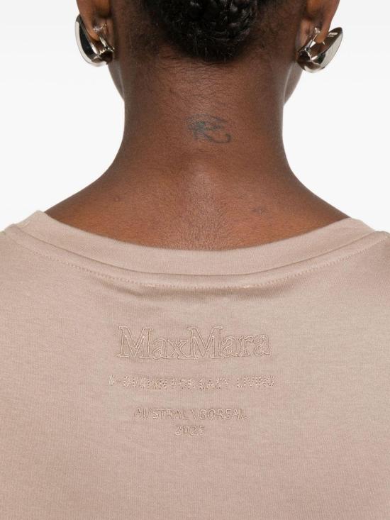 25FW 막스마라 반팔 티셔츠 2529976033600 005 BEIGE - MAX MARA