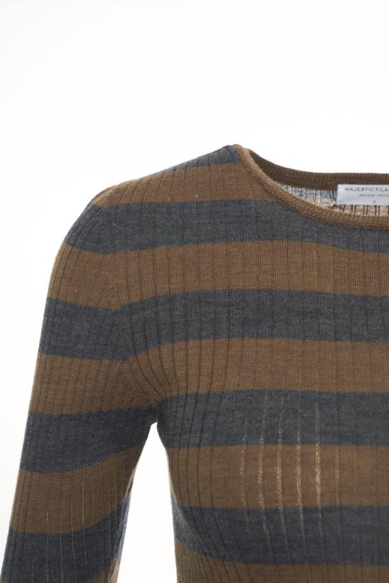 25FW 마제스틱필라쳐 스웨터 K241 FPU724 1057 CAMEL MARRONE - MAJESTIC FILATURES