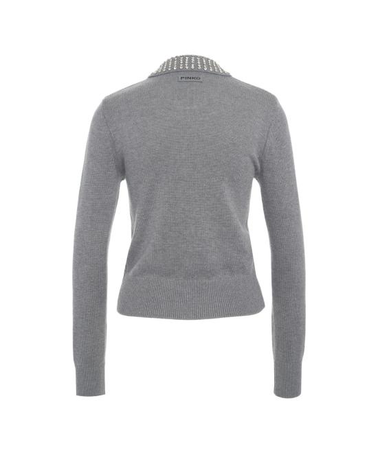 25FW 핑코 폴로 티셔츠 105530 A2S4 II2 GRIGIO - PINKO
