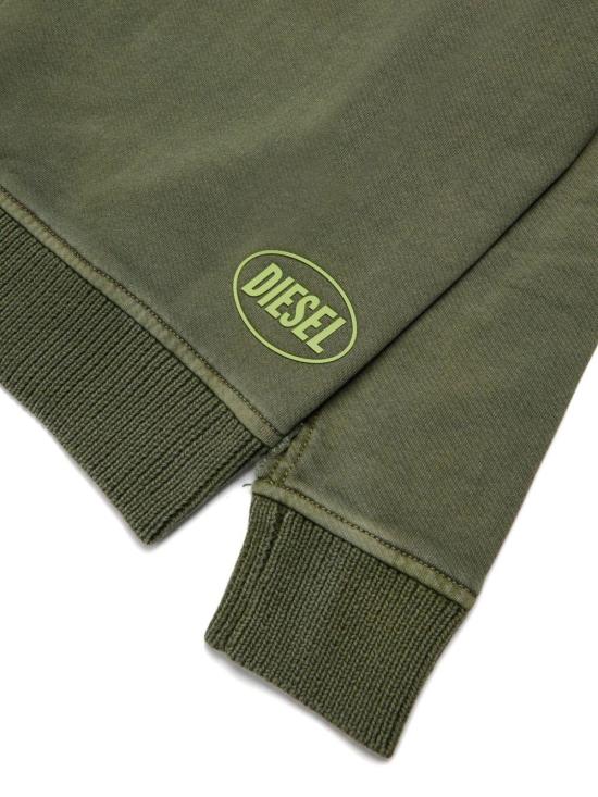 25FW [키즈] 디젤 트레이닝 상의 J02434 0GHAN K513 GREEN - DIESEL