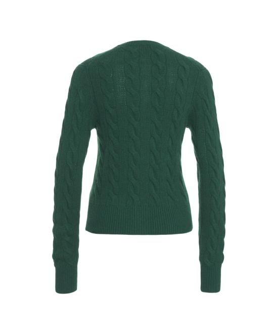 25FW 폴로 랄프로렌 로고 자수 크루넥 가디건 211 972104 008 GREEN VERDE - POLO RALPH LAUREN