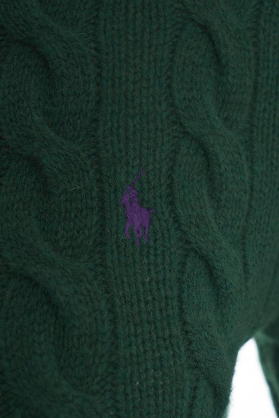 25FW 폴로 랄프로렌 로고 자수 크루넥 가디건 211 972104 008 GREEN VERDE - POLO RALPH LAUREN