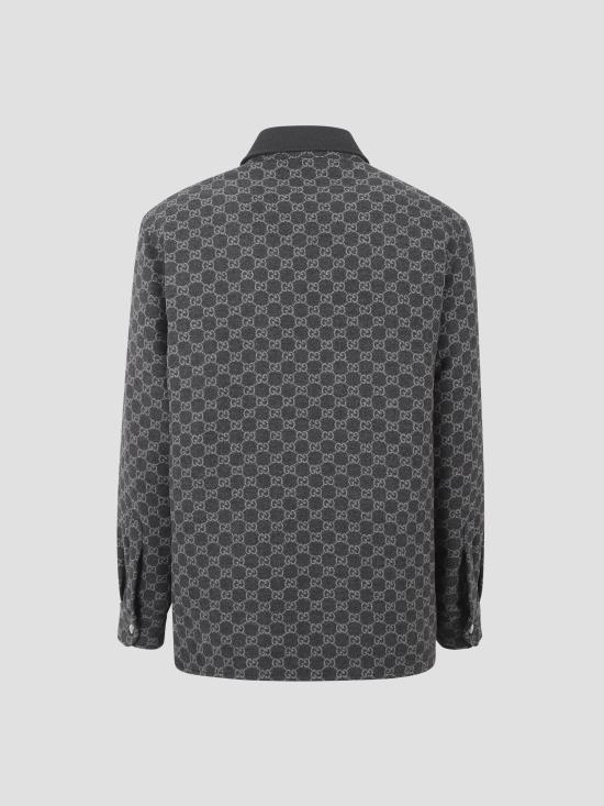 25FW 구찌 브러시드 울 자켓 814007ZAOWO 1074 GREY - GUCCI