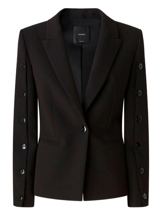 25FW 핑코 수트 자켓 105679 A2R9 GARUTA Z99 BLACK