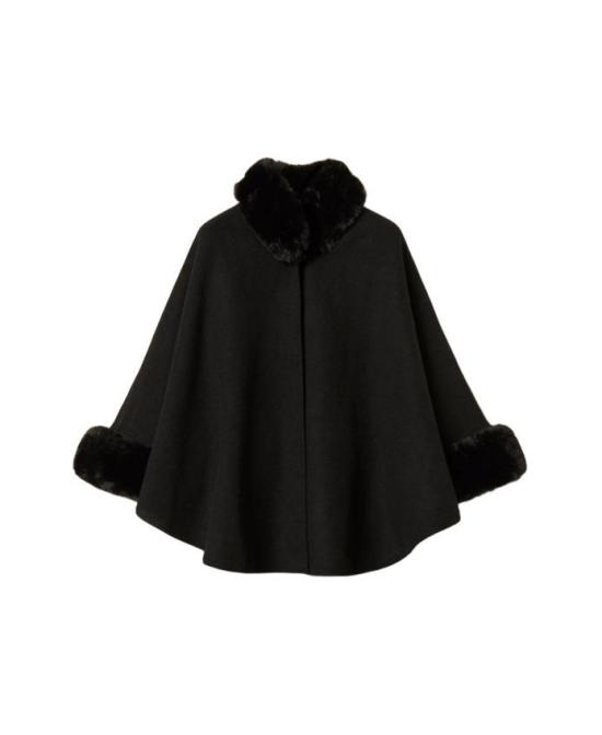 25FW 트윈셋 케이프 252TO5130 00006 BLACK