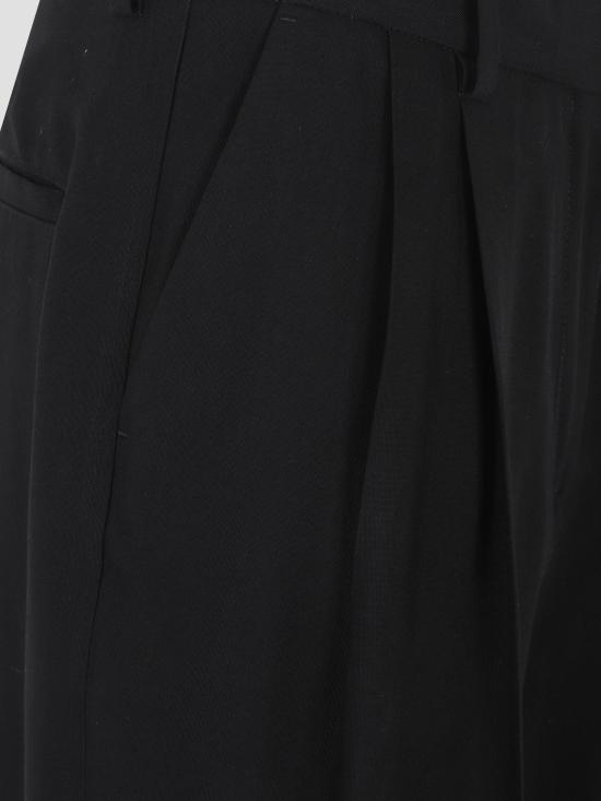 25FW 토템 스트레이트 팬츠 252WRB0289FB0459 001 BLACK - TOTEME