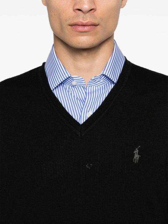 25FW 폴로 랄프로렌 스웨터 710946142 004 BLACK - POLO RALPH LAUREN
