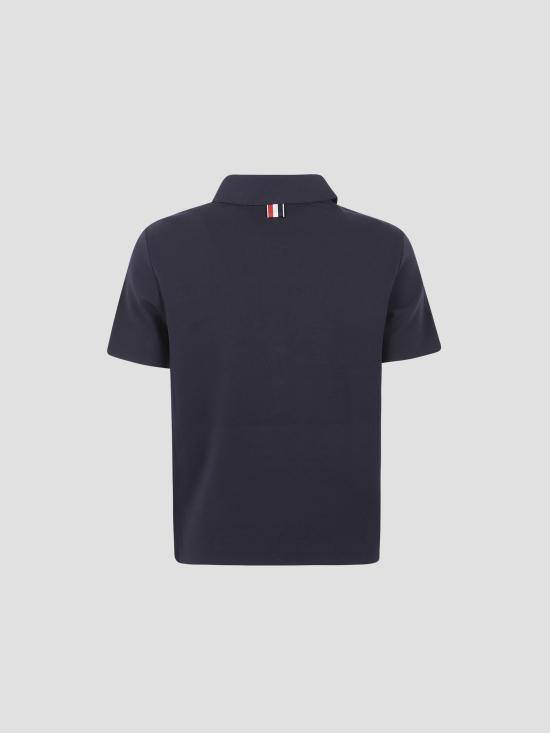 25FW 톰브라운 반팔 티셔츠 FJP111AJ0215 415 BLUE - THOM BROWNE