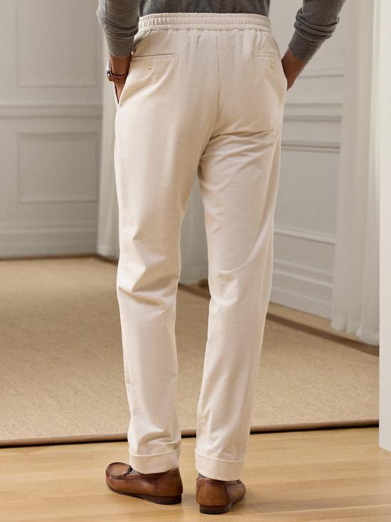 25FW 랄프 로렌 스트레이트 팬츠 798977847 002 WHITE - RALPH LAUREN