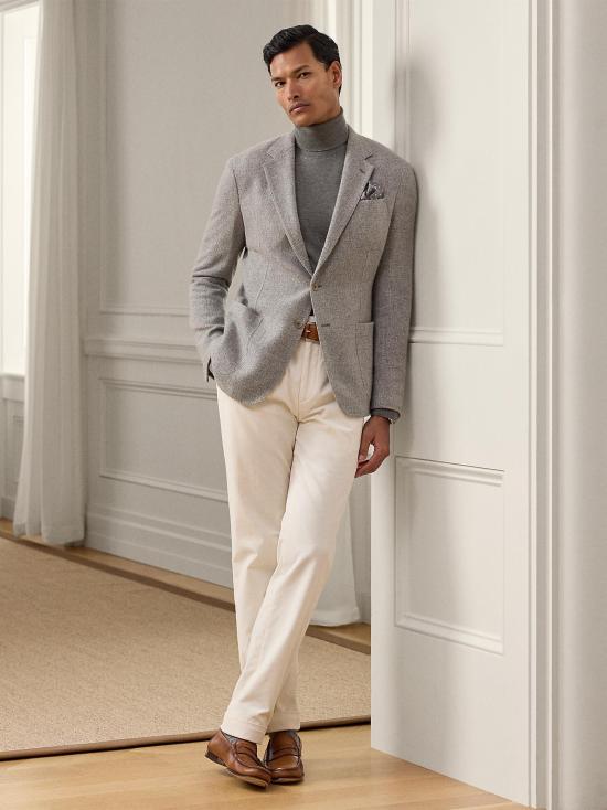 25FW 랄프 로렌 스트레이트 팬츠 798977847 002 WHITE - RALPH LAUREN