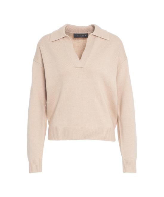 25FW 카오스 폴로 티셔츠 RI5NT016 1018 RISO BEIGE