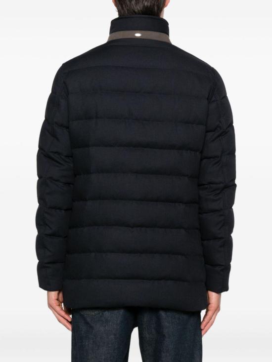 25FW 에르노 노퍽 울 혼방 피코트 PI001271U 33278 9200 BLUE - HERNO