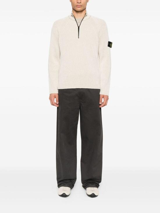 25FW 스톤 아일랜드 스웨터 K2S155100024 S00L7 V0093 IVORY - STONE ISLAND