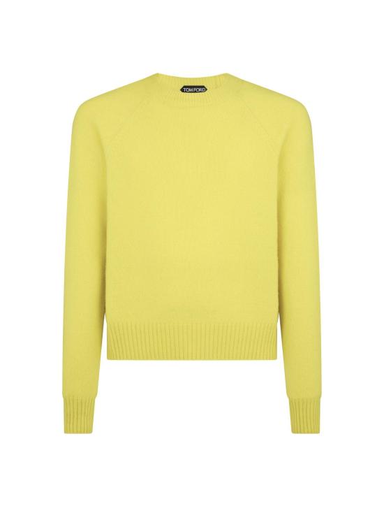 25FW 톰포드 긴팔 티셔츠 KCL064YMK097 BY192 YELLOW