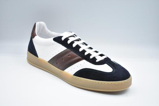 25FW 판토폴라도로 드레스 슈즈 20100 TERRACE T12T84 BIANCO NAVY - PANTOFOLA D'ORO