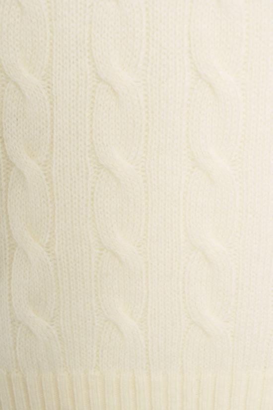 25FW 폴로 랄프로렌 폴로 자수 케이블 니트 스웨터  211 972115 004 CREAM BIANCO - POLO RALPH LAUREN