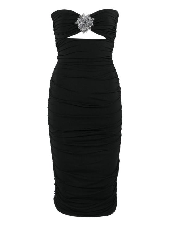 25FW 아멘쿠튀르 미디 원피스 AMW25517 920 BLACK