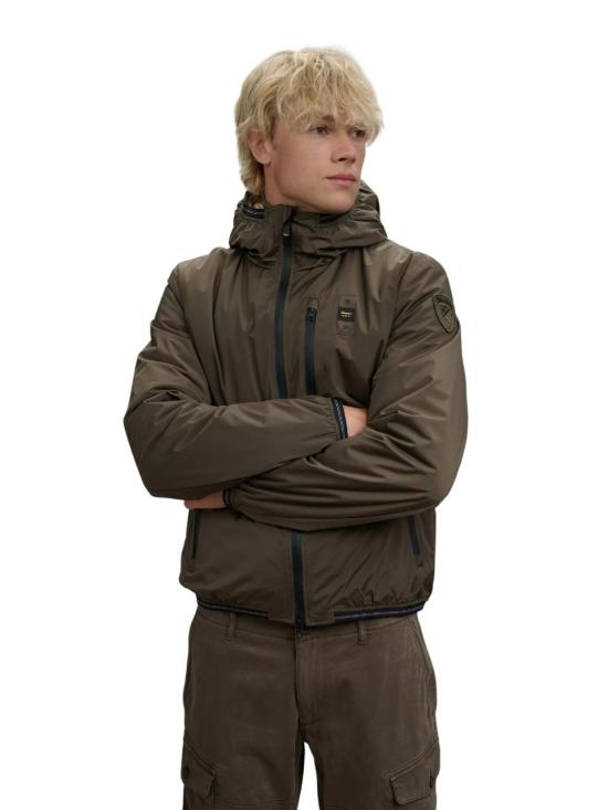 25FW 블라우어 숏패딩 25WBLUC11083 670 VERDE GREEN - BLAUER