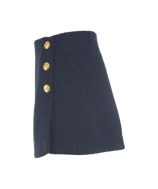 25FW 핑코 스커트 105792 A2VJ G82 BLU - PINKO