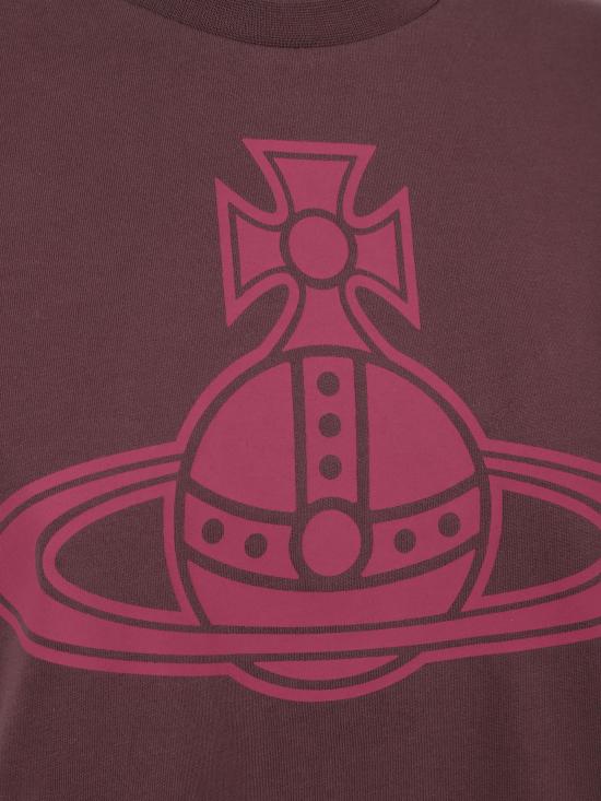 25FW 비비안웨스트우드 반팔 티셔츠 3G010049J001M H405 RED - VIVIENNE WESTWOOD