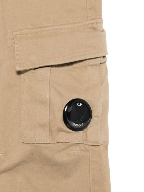 25FW [키즈] 씨피 컴퍼니 스트레이트 팬츠 COP004 LRC06 20273 BEIGE - C.P. COMPANY