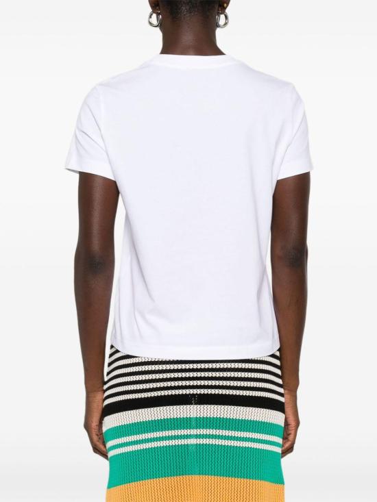 25FW 카사블랑카 반팔 티셔츠 WAW25JTS020 02 WHITE - CASABLANCA