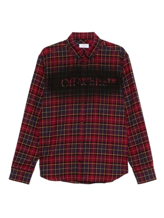 25FW 오프화이트 셔츠 OMGE04MF25FAB003 2810 BORDEAUX