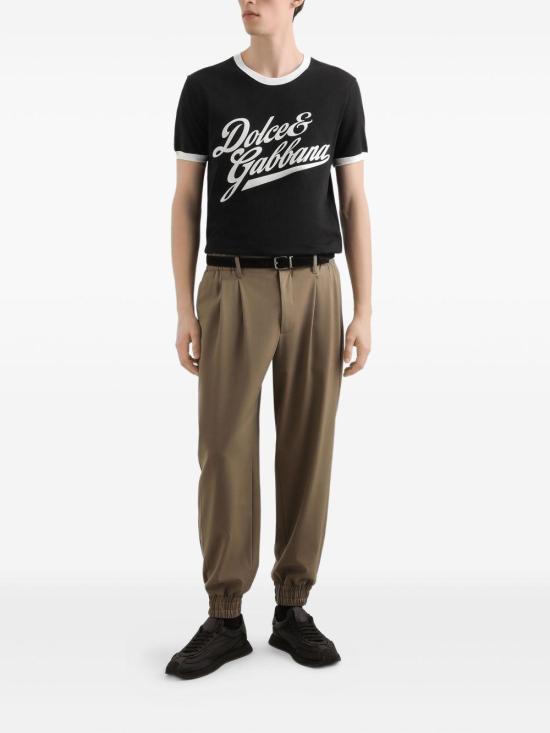 25FW 돌체앤가바나 폴로 티셔츠 G8PV1T G7PGC N0000 BLACK - DOLCE & GABBANA