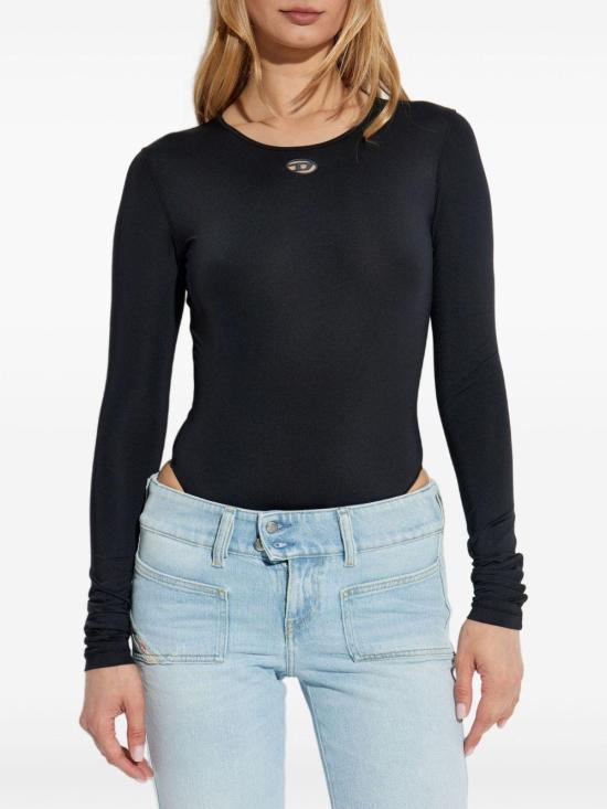 25FW 디젤 바디수트 티셔츠 A18317 0IKBN 900 BLACK - DIESEL