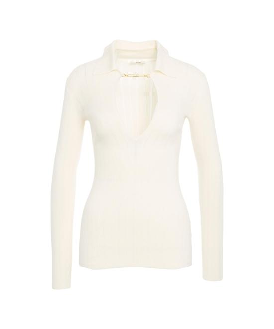 25FW 엘리자베타프랜치 폴로 티셔츠 MK09B56 DZ9 MILK BIANCO