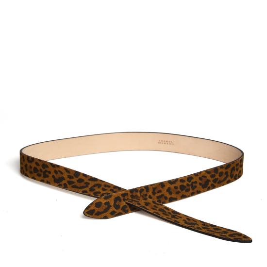 25FW 이자벨마랑 레체 타이 업 레더 벨트 CE011CFAC3B08A 99LE MACULATO - ISABEL MARANT