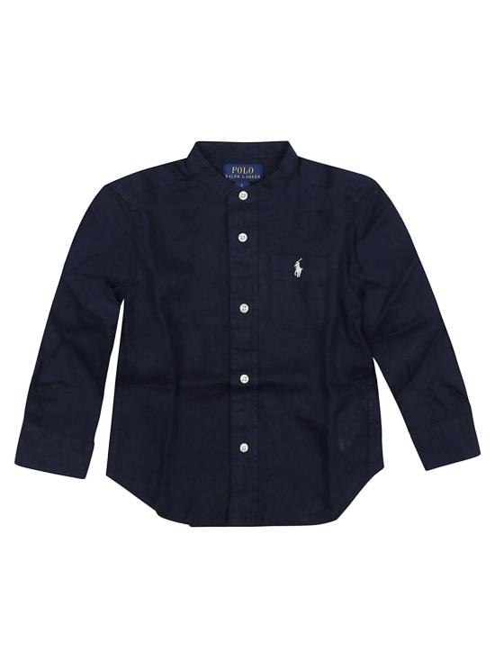 25SS [키즈] 랄프 로렌 셔츠 323964592 001 NEWPORT NAVY BLUE