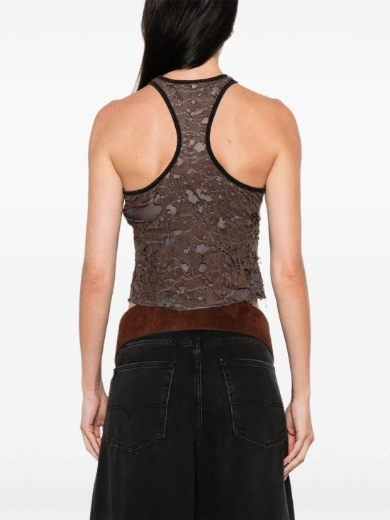 25FW 디젤 탑 A18523 0IKCK 7FG BROWN - DIESEL