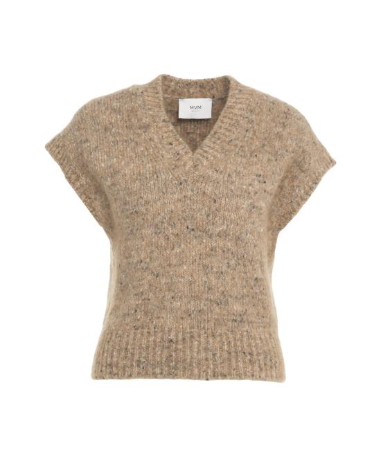 25FW 엠비엠 스웨터 V52704 SR VISIONE BEIGE