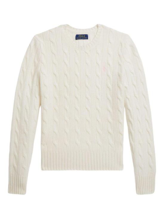 25FW [키즈] 폴로 랄프로렌 캐시미어 니트 877375 009 WHITE