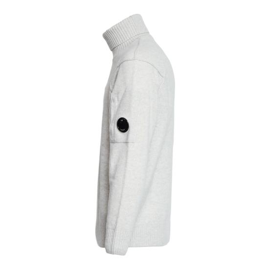 25FW 씨피 컴퍼니 램스울 GRS 터틀넥 19CMKN166A 110149A M13 BIANCO - C.P. COMPANY