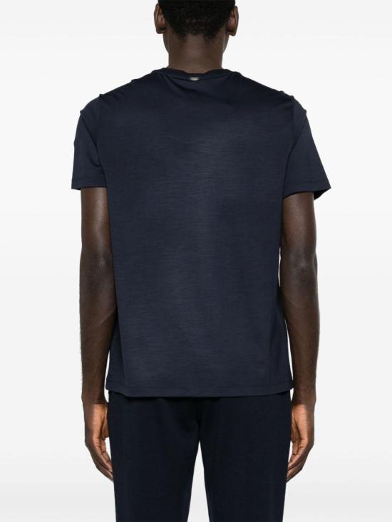 25FW 에르노 폴로 티셔츠 JG00036UR52068 9200 BLUE - HERNO