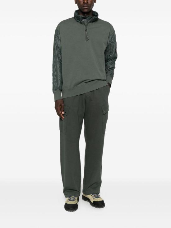 25FW 씨피 컴퍼니 긴팔 티셔츠 19CMSS052A005835M 978 GREEN - C.P. COMPANY