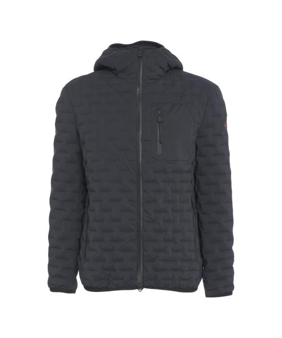 25FW 페트레이 옐 BMAT 기하학적 퀼팅 스트레치 다운 재킷 PEU5420 01191969 NER NERO