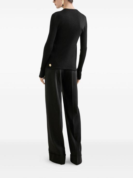 25FW 돌체앤가바나 스트레이트 팬츠 FTBM0TGDC7Q N0000 BLACK - DOLCE & GABBANA