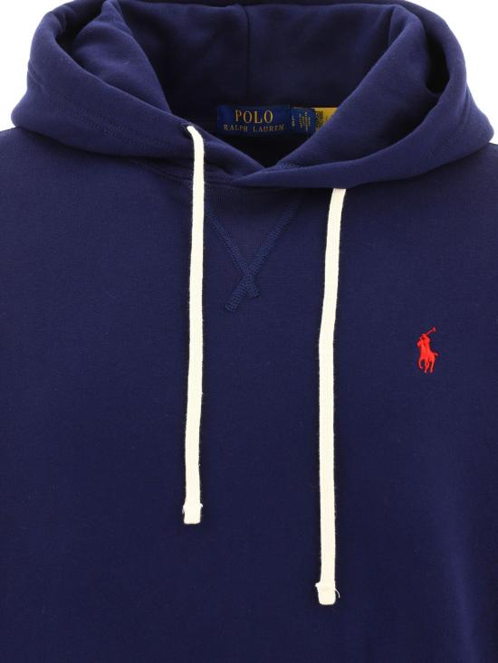 25FW 폴로 랄프로렌 포니 자수 플리스 후드 티셔츠 710766778007 CRUISE NAVY BLUE - POLO RALPH LAUREN