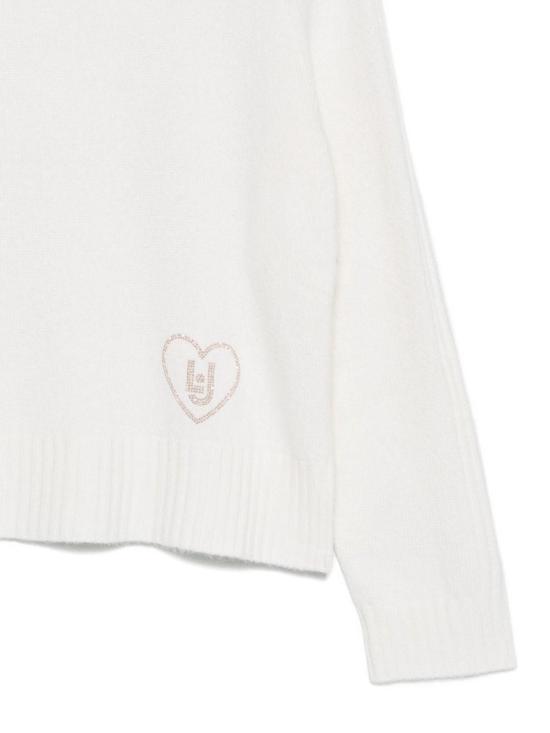 25FW 리우조 터틀넥 MF5445 MS76L 10701 WHITE - LIU JO