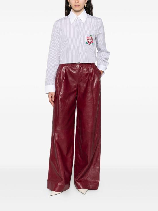 25FW 카사블랑카 셔츠 WAW25SH219 01 WHITE - CASABLANCA