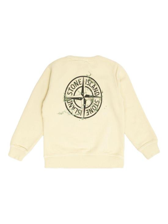 25FW [키즈] 스톤 아일랜드 트레이닝 상의 K2S166100015 S0268 V0093 IVORY - STONE ISLAND