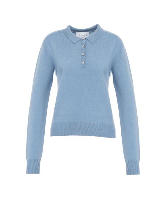 25FW 카오스 폴로 티셔츠 RI1KT019 0080 POLVERE BLU