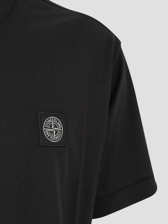 25FW 스톤 아일랜드 폴로 티셔츠 K2S152100027S0013 V0029 BLACK - STONE ISLAND