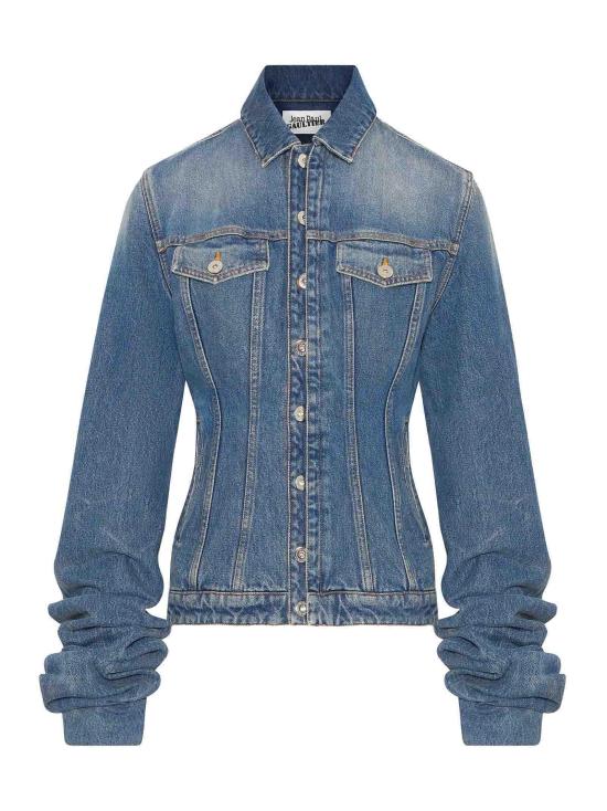 25FW 장 폴 고티에 데님 자켓 WJA003D024 57 BLUE