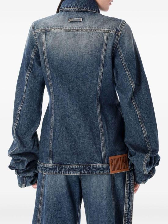 25FW 장 폴 고티에 데님 자켓 WJA003D024 57 BLUE - JEAN PAUL GAULTIER