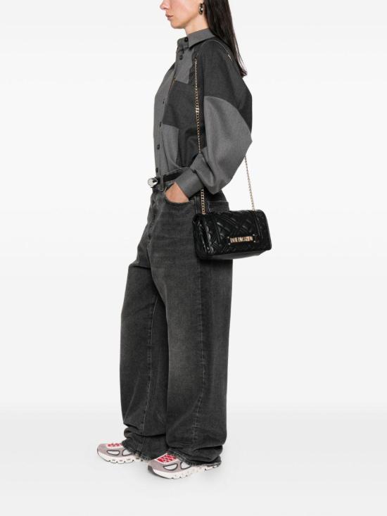 25FW 모스키노 숄더백 JC4001PP1N LA0 000 NERO E ORO - MOSCHINO